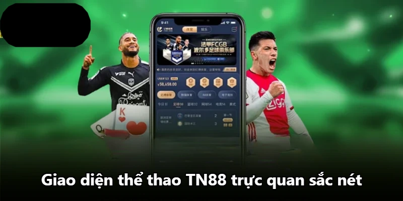 Giao diện thể thao TN88 trực quan sắc nét Giao diện thể thao TN88 trực quan sắc nét